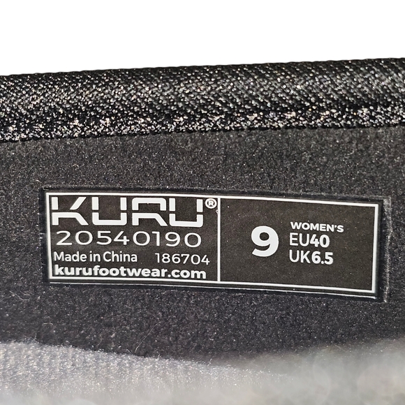 Kuru Cruise Slip On Sneakers Casual Walking Shoe Suede Leather Black 9 - Picture 8 of 9